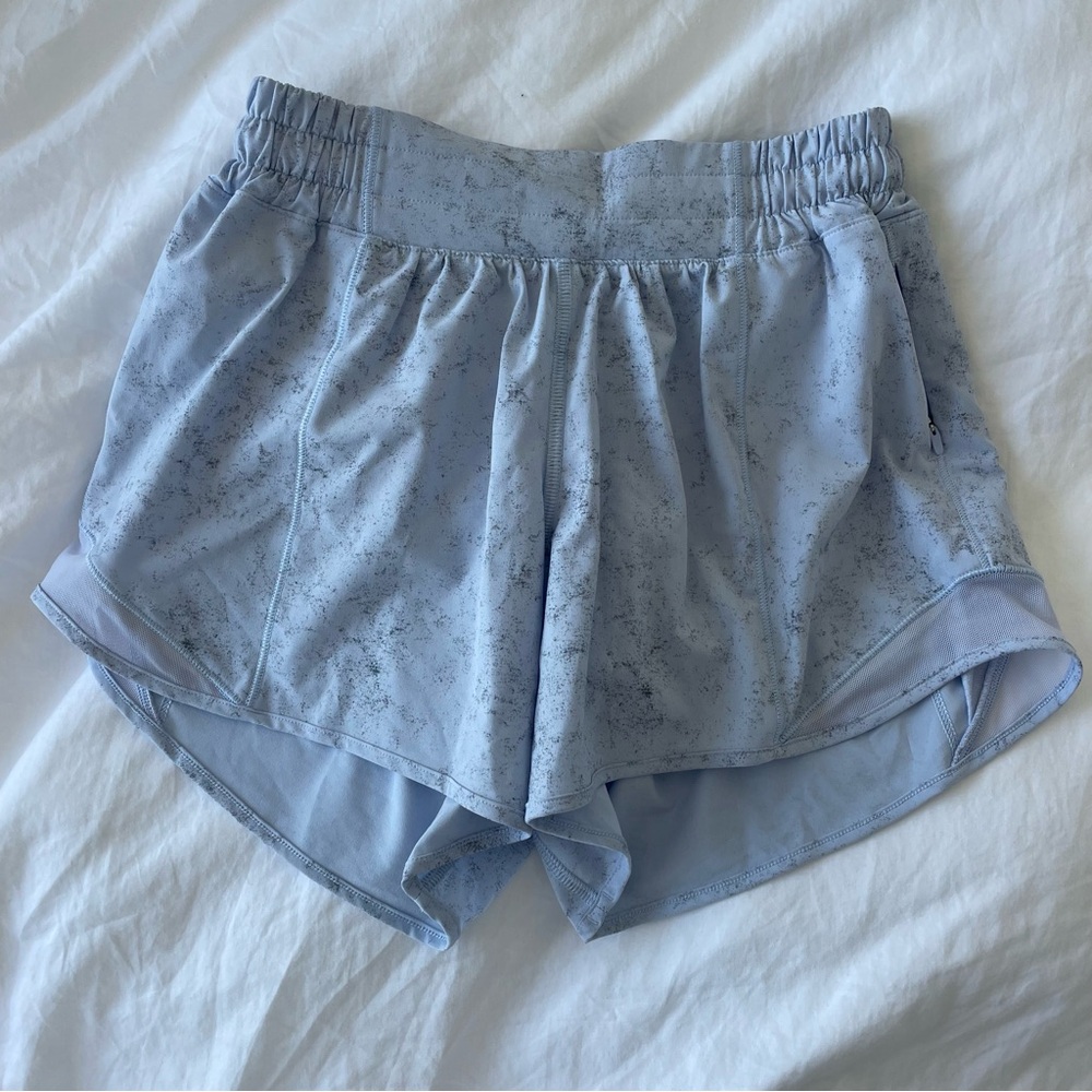 lululemon athletica Light Blue Athletic Shorts